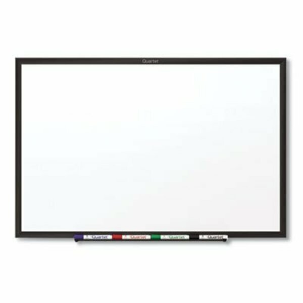 Quartet Mfg. Quartet, CLASSIC SERIES TOTAL ERASE DRY ERASE BOARD, 60 X 36, WHITE SURFACE, BLACK FRAME S535B